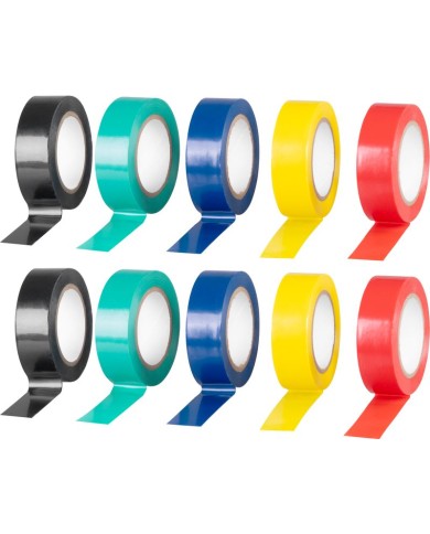 Páska Strend Pro, 19 mm, L-10 m, PVC, max. 80°C, 600V, izolačná, rôzne farby, lepiaca, bal. 10 ks