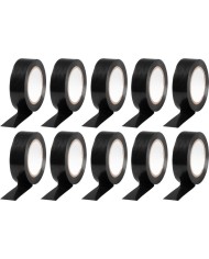 Páska Strend Pro, 19 mm, L-10 m, max. 80°C, 600V, čierna, izolačná, lepiaca, PVC, bal. 10 ks
