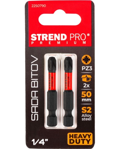 Bit Strend Pro Premium Pozidriv, PZ 3, bal. 2 ks