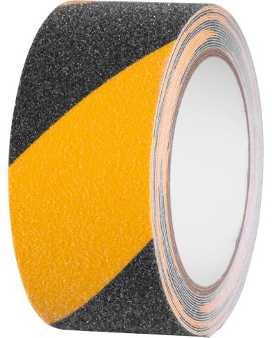 Páska Strend Pro, 50 mm, L-5 m, lepiaca, protišmyková, extra odolná, čierno/žltá