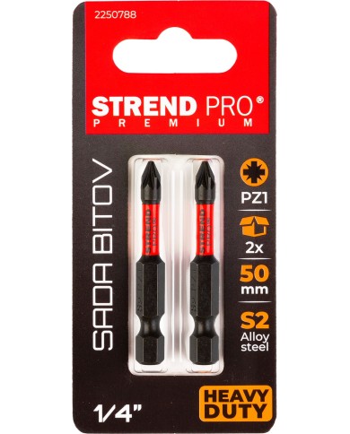 Bit Strend Pro Premium Pozidriv, PZ 1, bal. 2 ks