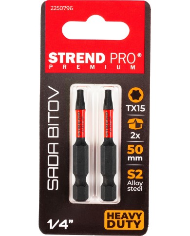 Bit Strend Pro Premium Torx, T 15, bal. 2 ks