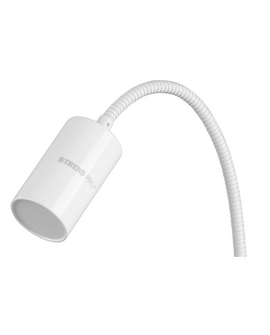 Lampa Strend Pro, stolná, s klipsou na uchytenie, Alu, biela, USB, 41 cm