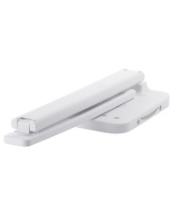 Lampa Strend Pro, stolná, LED, bezdrôtové nabíjanie, voľba intenzity svetla, s displejom, hodiny, budík, teplomer, 4 W, biela