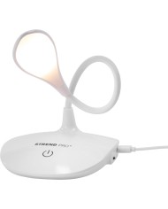 Lampa Strend Pro, stolná, LED, voľba intenzity svetla, USB, 2 W, biela