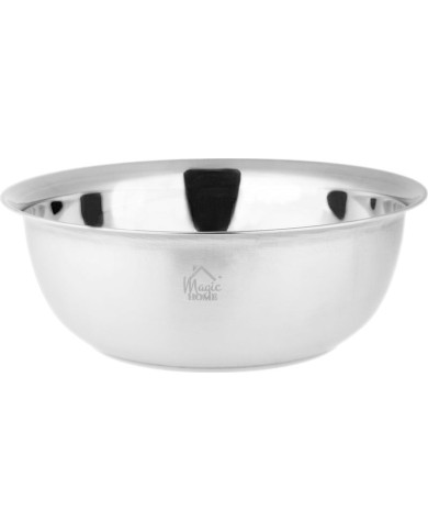 Cedník MagicHome, 26,5 cm, s miskou, okrúhle otvory, nerez