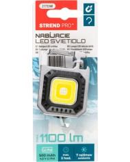 Svietidlo Strend Pro Worklight ZW120402, prívesok, LED 1100 lm, magnet, s klipsou, USB nabíjanie