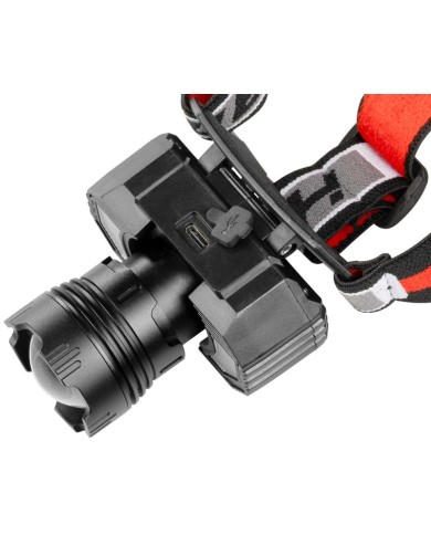Čelovka Strend Pro Headlight XL121807, LED, 1000 lm, ZOOM, 1800 mAh, USB nabíjanie