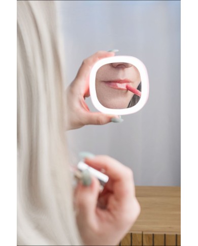 Zrkadlo Strend Pro XL1204011, vreckové, kozmetické, LED, 3xAAA