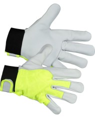 Rukavice Strend Pro Marvic High Vision, textil/koža s reflexnými prvkami, veľkosť 11/XXL, blister