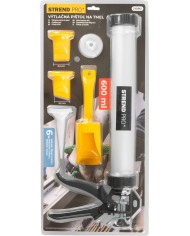 Sada Strend Pro, pištoľ výtlačná s nadstavcami, 600 ml, 6-dielna sada