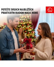 Rajnica MagicHome Chloe, 14 cm, 1 lit. so sklenenou pokrievkou, nerez