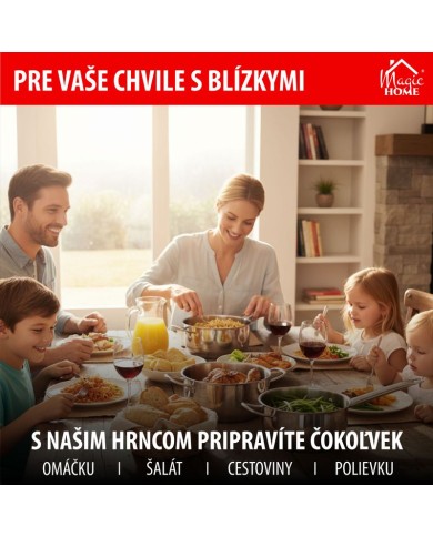 Rajnica MagicHome Chloe, 14 cm, 1 lit. so sklenenou pokrievkou, nerez