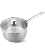 Rajnica MagicHome Chloe, 18 cm, 2 lit. so sklenenou pokrievkou, nerez