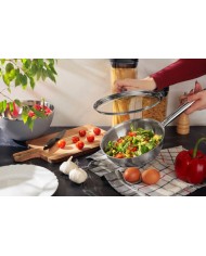 Panvica MagicHome Chloe, 20 cm, 1,5 lit., so sklenenou pokrievkou, nerez