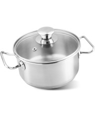 Kastról MagicHome Chloe, hrniec, 16 cm, 1,5 lit., so sklenenou pokrievkou, nerez