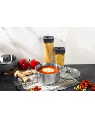 Kastról MagicHome Chloe, hrniec, 20 cm, 3 lit., so sklenenou pokrievkou, nerez