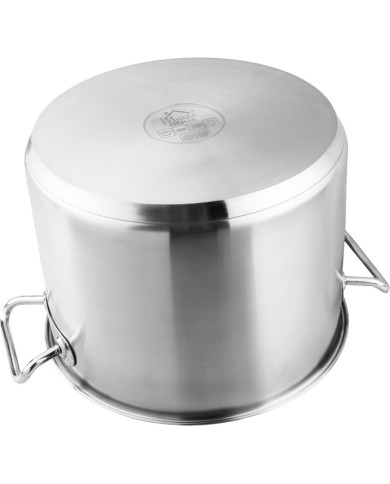 Hrniec MagicHome Chloe, 30 cm, 15 lit., so sklenenou pokrievkou, nerez