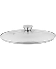 Hrniec Wok MagicHome Chloe, 26 cm, 5 lit., so sklenenou pokrievkou, nerez