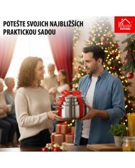 Sada riadu MagicHome Chloe, panvica 24 cm, 3x kastról (3l, 4l a 6,6 l), rajnica 2l, so sklenenými pokrievkami, nerez, 9 dielna