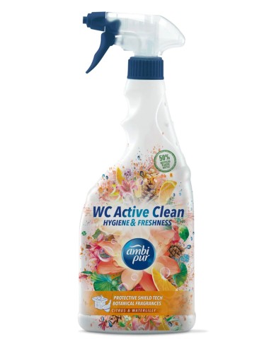 Ambipur WC Active sprej citron a leknín 750ml