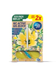 Ambipur WC Active gel-blok citron a jasmín 2x45g