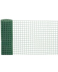 Pletivo ECONOMY 7, 1000/20x20 mm, štvorcový vzor, 300g/m2, zelené, celoplastové, bal. 05 m