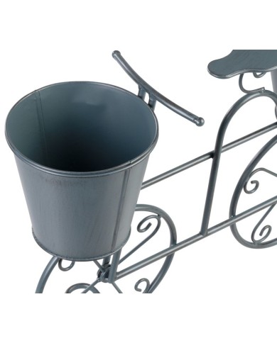 Dekorácia MagicHome Mecco, Stojan na 2 kvetináče, bicykel, 50x15x37 cm