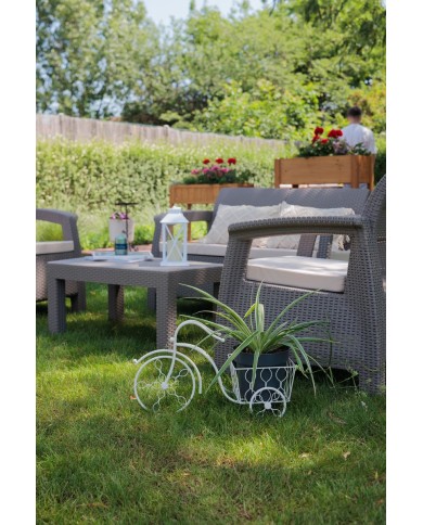 Dekorácia MagicHome Mecco, Stojan na kvetináč, bicykel, 52x22x32 cm