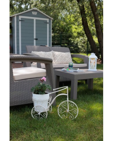 Dekorácia MagicHome Mecco, Stojan na kvetináč, bicykel, 48x20x35 cm