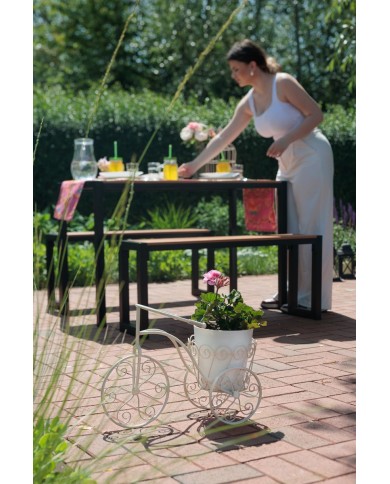 Dekorácia MagicHome Mecco, Stojan na kvetináč, bicykel, 48x20x35 cm