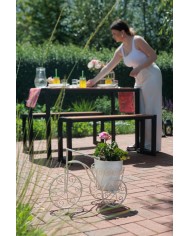 Dekorácia MagicHome Mecco, Stojan na kvetináč, bicykel, 48x20x35 cm