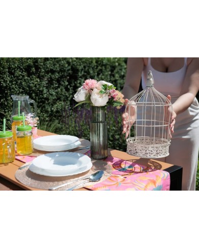 Dekorácia MagicHome Mecco, Klietka pre vtáky, set 2 ks