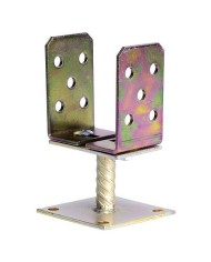 Podpera na hranoly ASU1, 0-160 mm, Zn, pätka nastaviteľná, podstavec