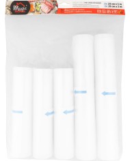Fólia MagicHome, na vákuovanie, sada 20x300 cm (3 ks) + 28x300 cm (2 ks), pre vákuovačky