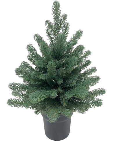 Stromček MagicHome Vianoce Firian, 3D, jedľa v kvetináči, 60 cm