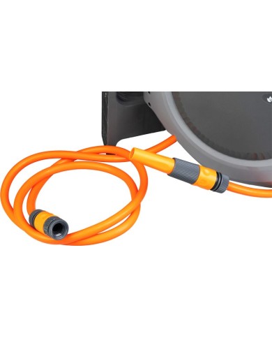 Navíjač Strend Pro Premium, na stenu, automatický 1/2", so záhradnou hadicou L-20+2 m