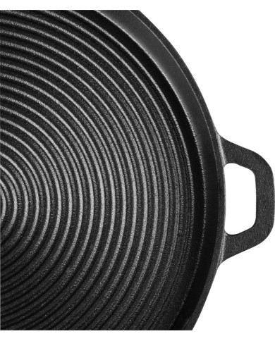 Platňa MagicHome Castora line, grilovacia, liatinová, okrúhla, 340x30 mm