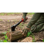 Rukavice Strend Pro Camo, pracovné, camouflage, veľkosť 9/L