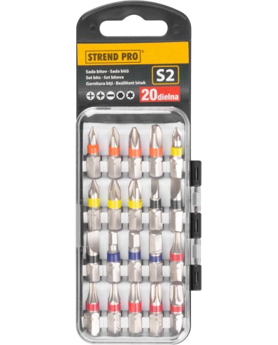 Sada bitov Strend Pro EVE-12079 • 20 dielna, L-25 mm, S2
