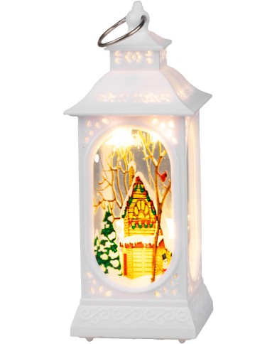 Lampáš MagicHome Vianoce, plast, 5xLED teplá biela, 4.8x4.8x12.8 cm, 3xLR44