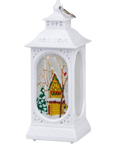 Lampáš MagicHome Vianoce, plast, 5xLED teplá biela, 4.8x4.8x12.8 cm, 3xLR44