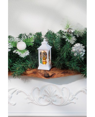 Lampáš MagicHome Vianoce, plast, 5xLED teplá biela, 4.8x4.8x12.8 cm, 3xLR44