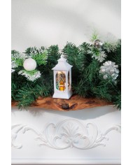 Lampáš MagicHome Vianoce, plast, 5xLED teplá biela, 4.8x4.8x12.8 cm, 3xLR44