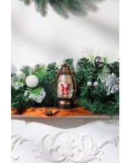 Lampáš MagicHome Vianoce, Santa, plast, 1xLED teplá biela, 8x6.5x14 cm, 3xLR44