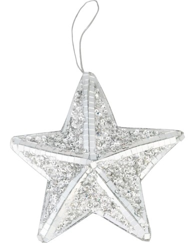 Dekorácia MagicHome Vianoce, hviezda, 14x14x3 cm