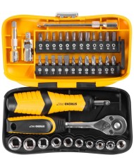 Sada náradia Strend Pro WT549, 39 dielna, bity, hlavice a 1/4" račňa