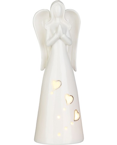 Dekorácia MagicHome Vianoce, Anjel, LED, 9x9.3x26 cm