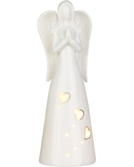 Dekorácia MagicHome Vianoce, Anjel, LED, 9x9.3x26 cm