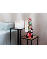 Dekorácia MagicHome Vianoce, vianoční škriatkovia, LED, 12.5x13.3x30.5 cm